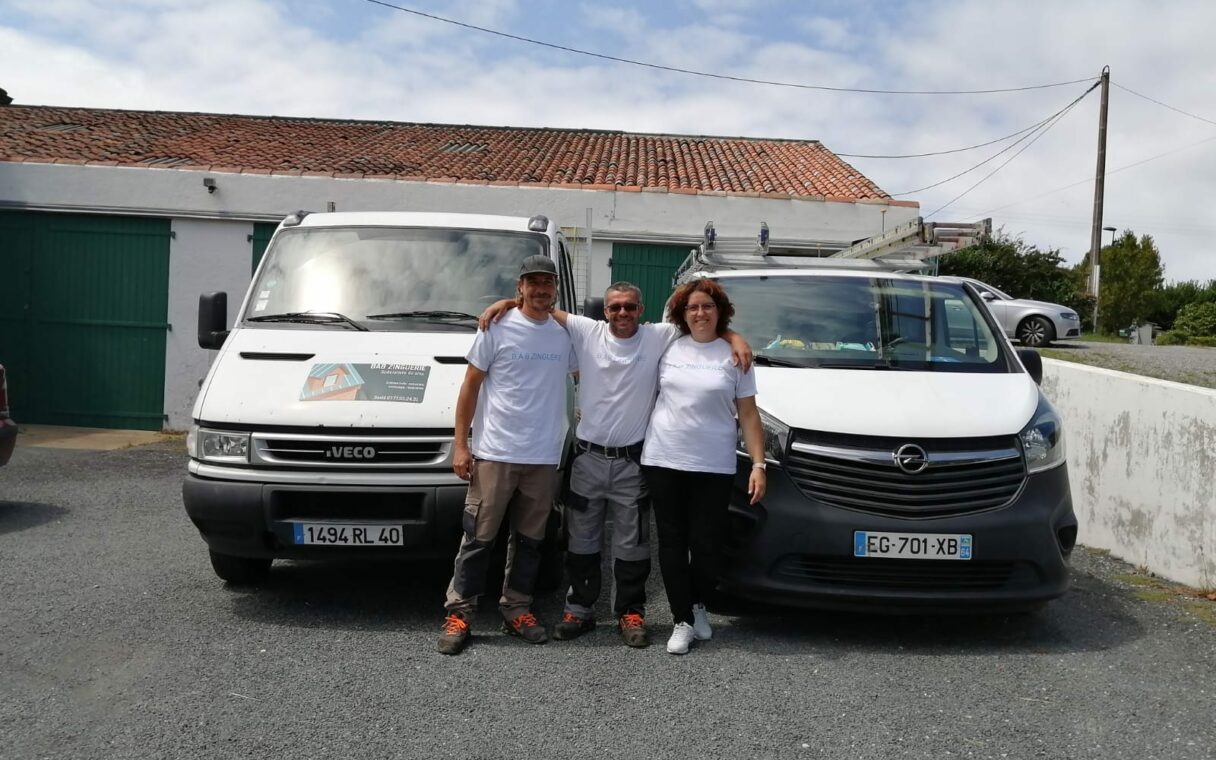 bab zinguerie couvreur pays basque landes equipe